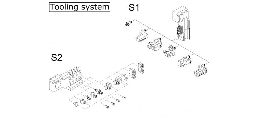 8 Axes Siwss Turn Gang Type CNC Lathe